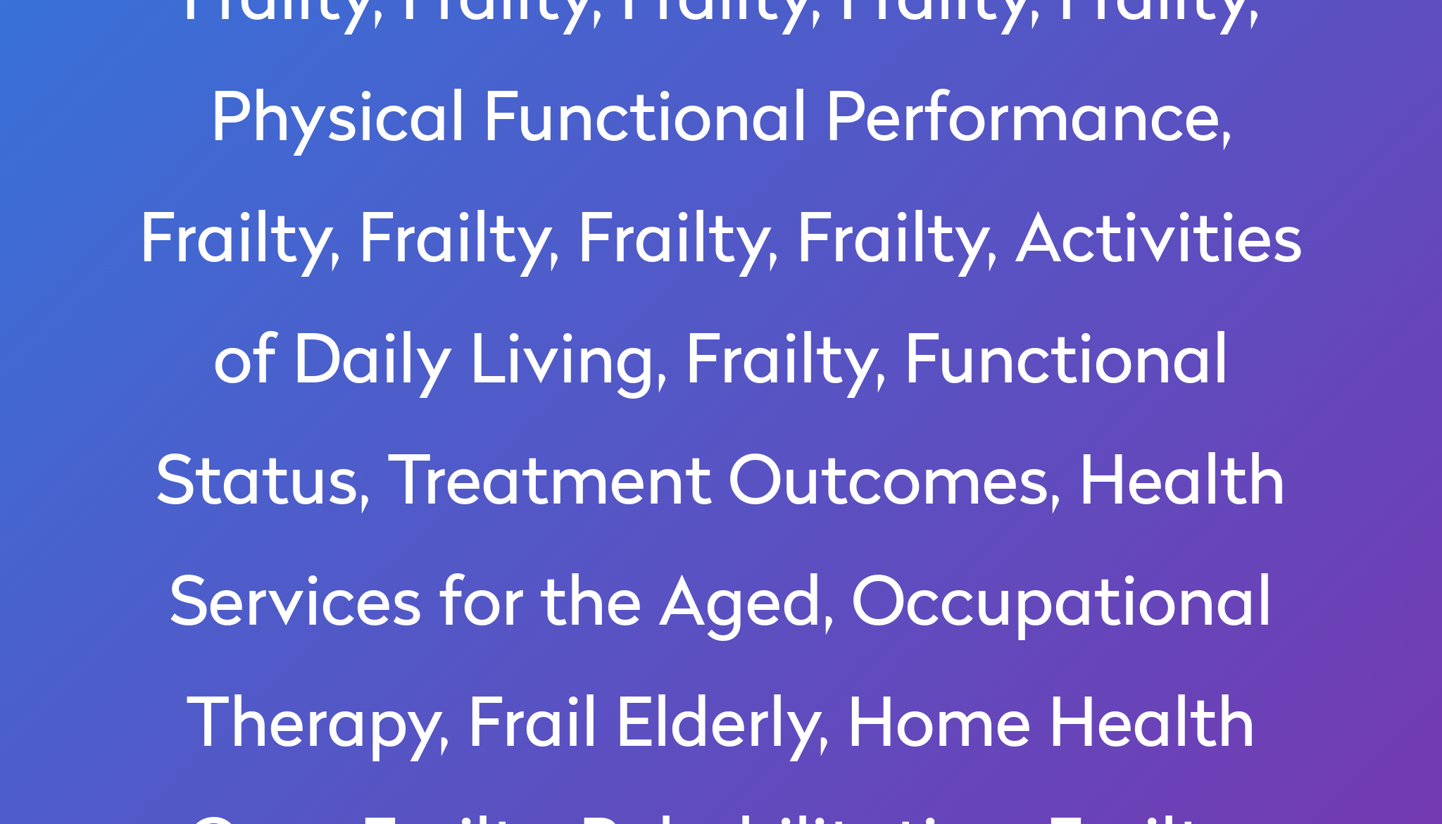 Experimental Arm For Frailty Clinical Trial 2023 Power experimental-arm-for-frailty-clinical-trial-2023-power